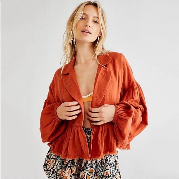 Free People Empire Waist Jacket NWT - Picture 1 of 8